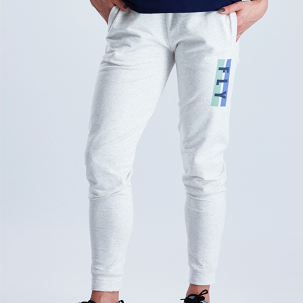 As You Are modern joggers with flywheel logo